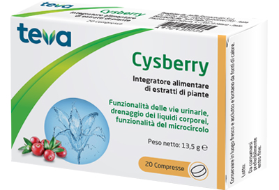 CYSBERRY TEVA 20 COMPRESSE - Farmacia Murachelli Di Putelli dr. Giovanni