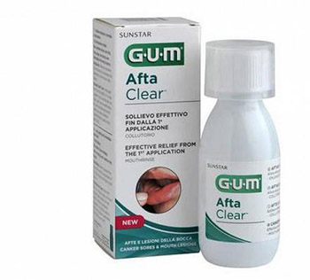 GUM AFTACLEAR RINSE 120 ML COLLUTORIO - Farmacia Murachelli Di Putelli dr. Giovanni
