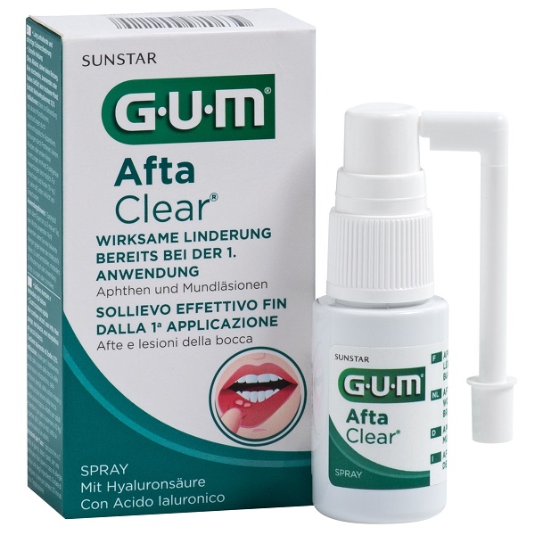 GUM AFTACLEAR SPRAY 15 ML - Farmacia Murachelli Di Putelli dr. Giovanni