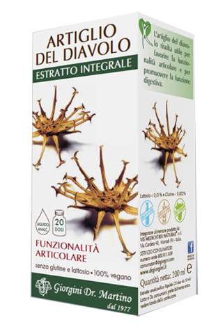 ARTIGLIO DEL DIAVOLO ESTRATTO INTEGRALE 200 ML - Farmacia Murachelli Di Putelli dr. Giovanni
