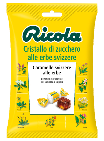 RICOLA CRISTALLO ZUCCHERO ERBE 78 G - Farmacia Murachelli Di Putelli dr. Giovanni