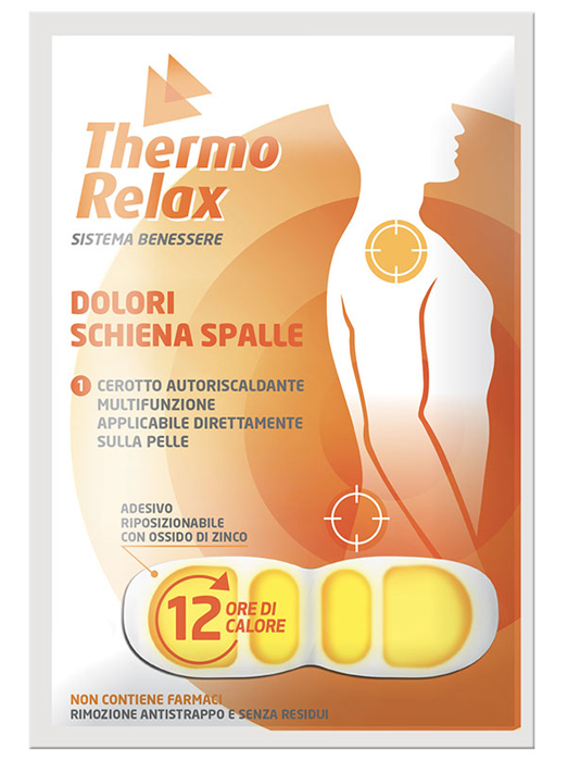 THERMORELAX CEROTTO AUTORISCALDANTE DOLORE SCHIENA/SPALLE 1 PEZZO - Farmacia Murachelli Di Putelli dr. Giovanni
