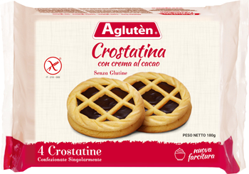 AGLUTEN CROSTATINA CON CREMA DI CACAO 180 G - Farmacia Murachelli Di Putelli dr. Giovanni