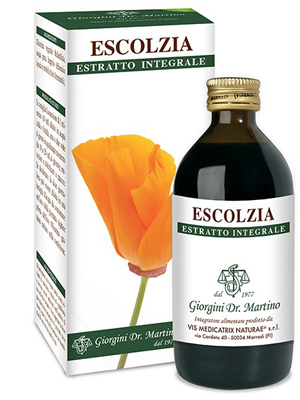 ESCOLZIA ESTRATTO INTEGRALE 200 ML - Farmacia Murachelli Di Putelli dr. Giovanni