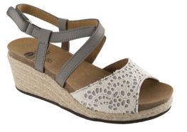 PAULINE NUBUCK + MACRAME' WOMENS GREY 38 - Farmacia Murachelli Di Putelli dr. Giovanni