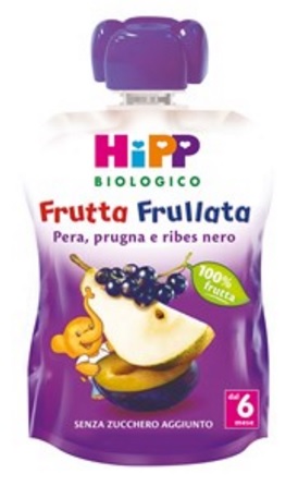 HIPP BIO FRUTTA FRULLATA PERA PRUGNA RIBES 90 G - Farmacia Murachelli Di Putelli dr. Giovanni