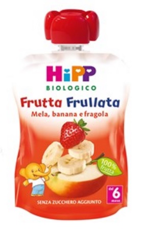 HIPP BIO FRUTTA FRULLATA MELA BANANA FRAGOLA 90 G - Farmacia Murachelli Di Putelli dr. Giovanni