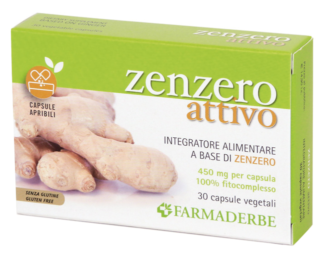 ZENZERO ATTIVO 30 CAPSULE VEGETALI - Farmacia Murachelli Di Putelli dr. Giovanni