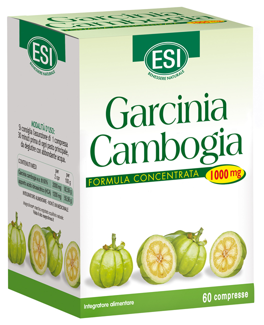 ESI GARCINIA CAMBOGIA 1000 MG 60 COMPRESSE - Farmacia Murachelli Di Putelli dr. Giovanni