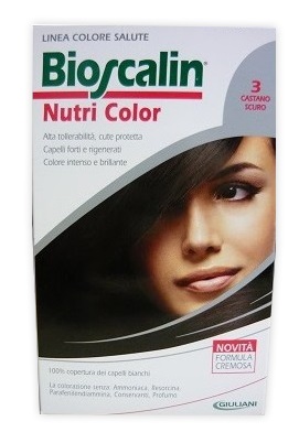 BIOSCALIN NUTRI COLOR 3 CASTANO SCURO SINCROB 124 ML - Farmacia Murachelli Di Putelli dr. Giovanni