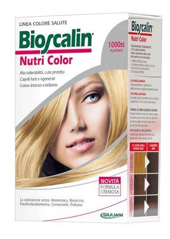 BIOSCALIN NUTRI COLOR 1000SS PLATINO SINCROB 124 ML - Farmacia Murachelli Di Putelli dr. Giovanni