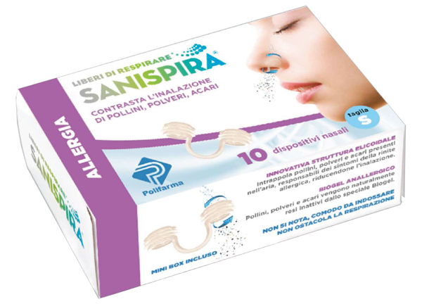 SANISPIRA ALLERGIA DISPOSITIVO NASALE 10 PEZZI TAGLIA L - Farmacia Murachelli Di Putelli dr. Giovanni