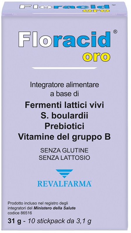 FLORACID OROSOLUBILE 10 STICKPACK - Farmacia Murachelli Di Putelli dr. Giovanni