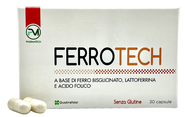 FERROTECH 30 CAPSULE DA 550MG - Farmacia Murachelli Di Putelli dr. Giovanni