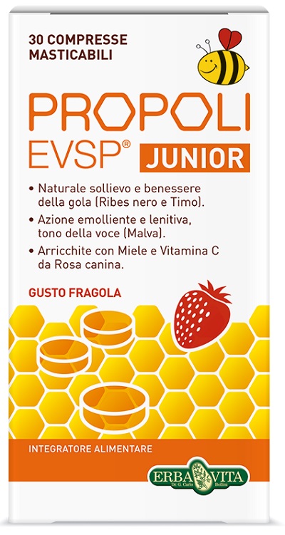 PROPOLI EVSP JUNIOR 30 COMPRESSE - Farmacia Murachelli Di Putelli dr. Giovanni