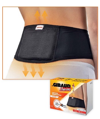 GIBAUD CINTURA TERMOATTIVA  RIUTILIZZABILE + 8 CEROTTI AUTORISCALDANTI - Farmacia Murachelli Di Putelli dr. Giovanni