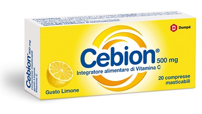 CEBION MASTICABILE LIMONE VITAMINA C 500 MG 20 COMPRESSE - Farmacia Murachelli Di Putelli dr. Giovanni