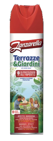 ZANZARELLA AMBIENTE SPRAY TERRAZZE&GIARDINI 400 ML - Farmacia Murachelli Di Putelli dr. Giovanni