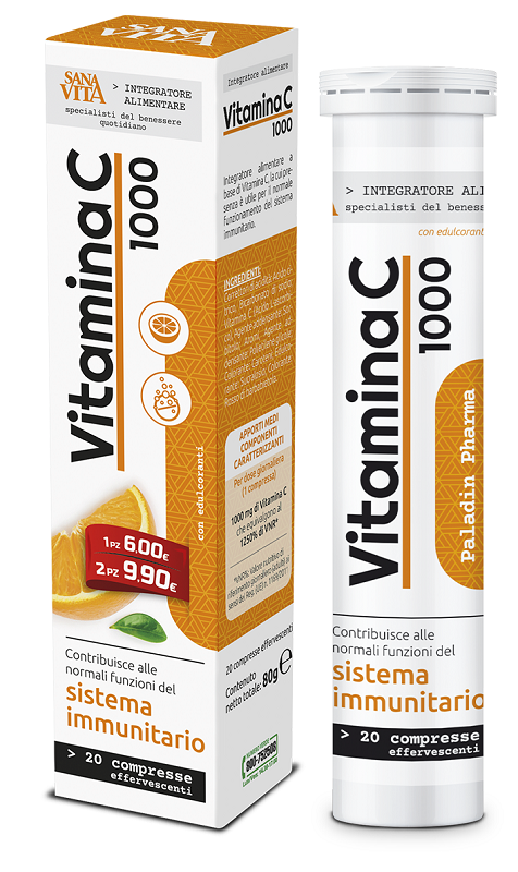 SANAVITA VITAMINA C 20 COMPRESSE EFFERVESCENTI - Farmacia Murachelli Di Putelli dr. Giovanni