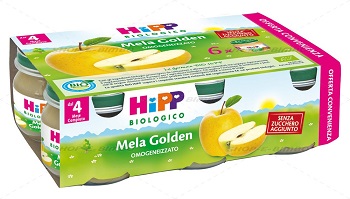 HIPP BIO OMOGENEIZZATO MELA GOLDEN 6X80 G - Farmacia Murachelli Di Putelli dr. Giovanni
