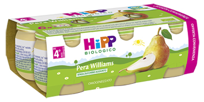 HIPP BIO OMOGENEIZZATO PERA WILLIAMS 6X80 G - Farmacia Murachelli Di Putelli dr. Giovanni