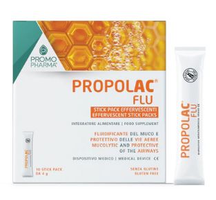 PROPOL AC FLU EFFERVESCENTE 10 BUSTINE - Farmacia Murachelli Di Putelli dr. Giovanni