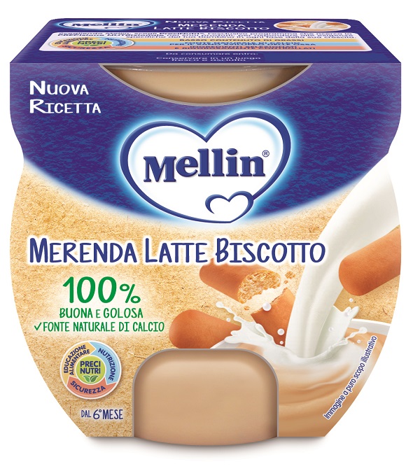 MELLIN MERENDA LATTE BISCOTTO 2 X 100 G - Farmacia Murachelli Di Putelli dr. Giovanni