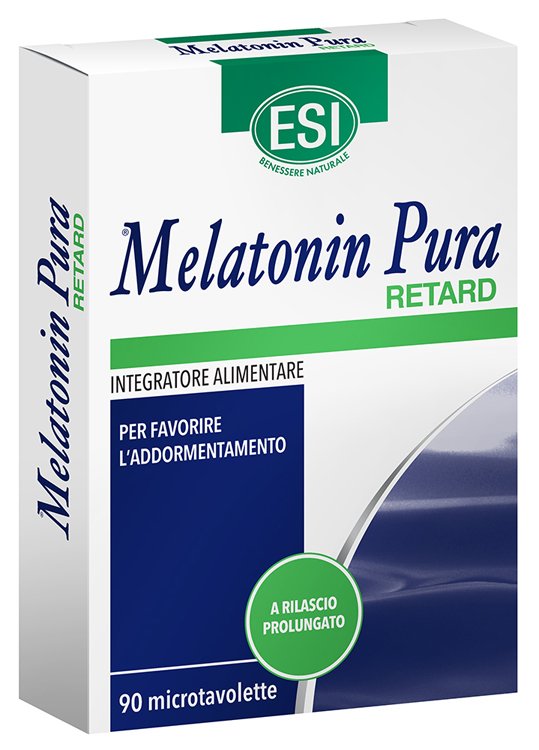 ESI MELATONIN PURA RETARD 90 MICROTAVOLETTE - Farmacia Murachelli Di Putelli dr. Giovanni