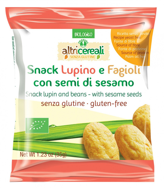 ALTRICEREALI SNACK LUPINO E FAGIOLI CON SEMI DI SESAMO 35 G - Farmacia Murachelli Di Putelli dr. Giovanni