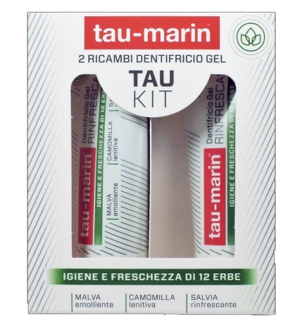 TAU MARIN DENTIFRICIO RINFRESCANTE RICARICA TAU KIT 2X20ML - Farmacia Murachelli Di Putelli dr. Giovanni