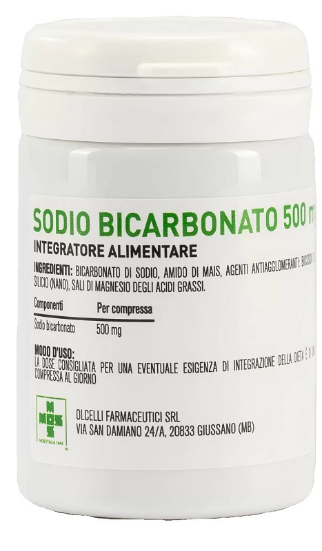 SODIO BICARBONATO 500 MG 100 COMPRESSE - Farmacia Murachelli Di Putelli dr. Giovanni
