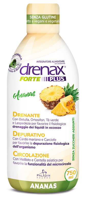DRENAX FORTE PLUS ESOTICO CON ESTRATTO D'ANANAS 750 ML - Farmacia Murachelli Di Putelli dr. Giovanni