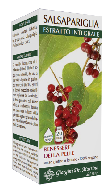 SALSAPARIGLIA ESTRATTO INTEGRALE 200 ML - Farmacia Murachelli Di Putelli dr. Giovanni