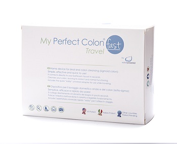 MY PERFECT COLON FAST TRAVEL LAVAGGIO INTESTINALE KIT COMPOSTO DA MY PERFECT COLON FAST + FILTRO CON ADATTATORE RUBINETTO+ ADATTATORE UNIVERSALE +CANNULA RETTALE 12 PEZZI +ASTUCCIO - Farmacia Murachelli Di Putelli dr. Giovanni