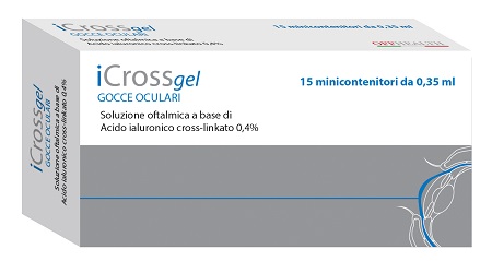 ICROSS GEL GOCCE OCULARI ACIDO IALURONICO CROSS-LINKATO 0,4% 15 MONODOSE DA 0,35 ML - Farmacia Murachelli Di Putelli dr. Giovanni