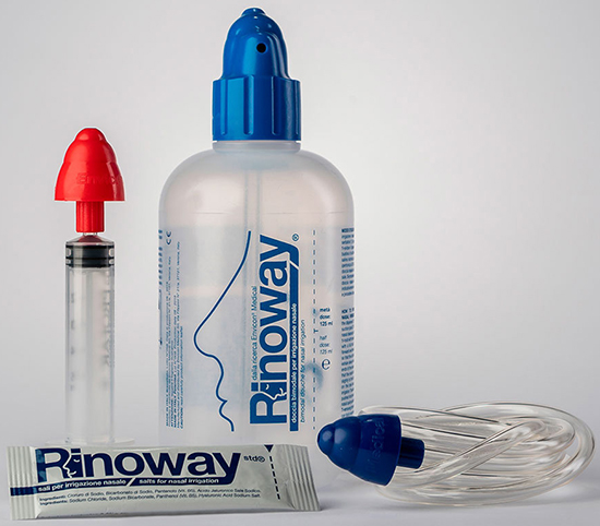 RINOWAY DOCCIA PER IRRIGAZIONE NASALE + 15 SALI ISOTONICI - Farmacia Murachelli Di Putelli dr. Giovanni