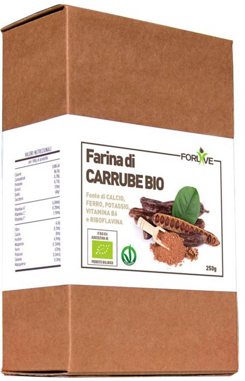 FARINA DI CARRUBE BIO 250 G - Farmacia Murachelli Di Putelli dr. Giovanni
