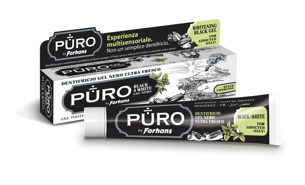 DENTIFRICIO FORHANS GEL BLACK4WHITE - Farmacia Murachelli Di Putelli dr. Giovanni