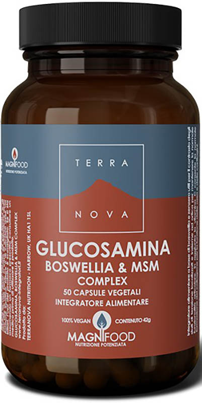 TERRANOVA COMPLESSO DI GLUCOSAMINA BOSWELLIA E MSM 50 CAPSULE - Farmacia Murachelli Di Putelli dr. Giovanni