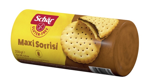 SCHAR MAXI SORRISI BISCOTTI CON CREMA AL CACAO 250 G - Farmacia Murachelli Di Putelli dr. Giovanni