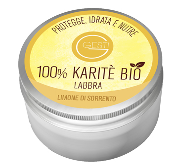 GESTI 100% KARITE' BIO 10 ML LIMONE DI SORRENTO LABBRA - Farmacia Murachelli Di Putelli dr. Giovanni