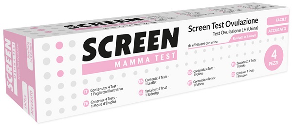 SCREEN TEST RAPIDO OVULAZIONE SCREEN 4 PEZZI - Farmacia Murachelli Di Putelli dr. Giovanni