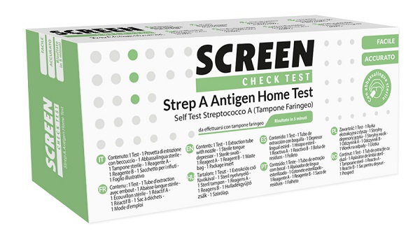 STREP A ANTIGEN HOME TEST DETERMINAZIONE QUALITATIVA ANTIGENI STREPTOCOCCO A DA TAMPONE FARINGEO 2 PEZZI - Farmacia Murachelli Di Putelli dr. Giovanni