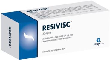 SIRINGA INTRA-ARTICOLARE RESIVISC ACIDO IALURONICO 40 MG 2 ML 3 PEZZI - Farmacia Murachelli Di Putelli dr. Giovanni