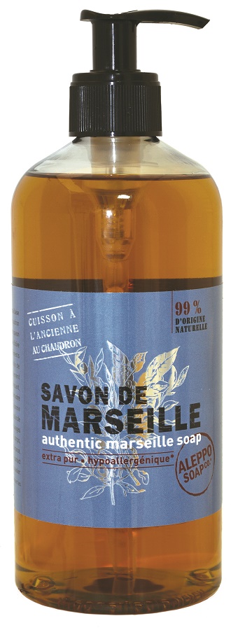 SAPONE DI MARSIGLIA LIQUIDO SAVON DE MARSEILLE LIQUIDE ALEPPO SOAP 500 ML - Farmacia Murachelli Di Putelli dr. Giovanni