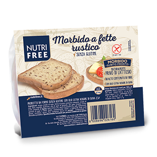 NUTRIFREE MORBIDO A FETTE RUSTICO 165 G - Farmacia Murachelli Di Putelli dr. Giovanni