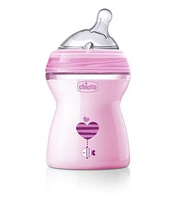 CHICCO BIBERON NATFEEL 2M+ GIRL 250 ML - Farmacia Murachelli Di Putelli dr. Giovanni