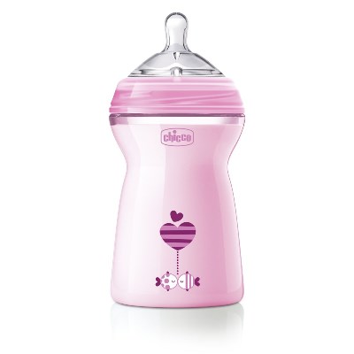 CHICCO BIBERON NATFEEL 6M+ GIRL 330 ML - Farmacia Murachelli Di Putelli dr. Giovanni