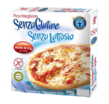 PIZZA MARGHERITA SENZA GLUTINE E SENZA LATTOSIO SURGELATA 340 G - Farmacia Murachelli Di Putelli dr. Giovanni