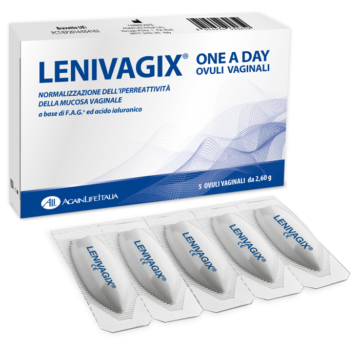 LENIVAGIX ONE A DAY 5 OVULI VAGINALI - Farmacia Murachelli Di Putelli dr. Giovanni